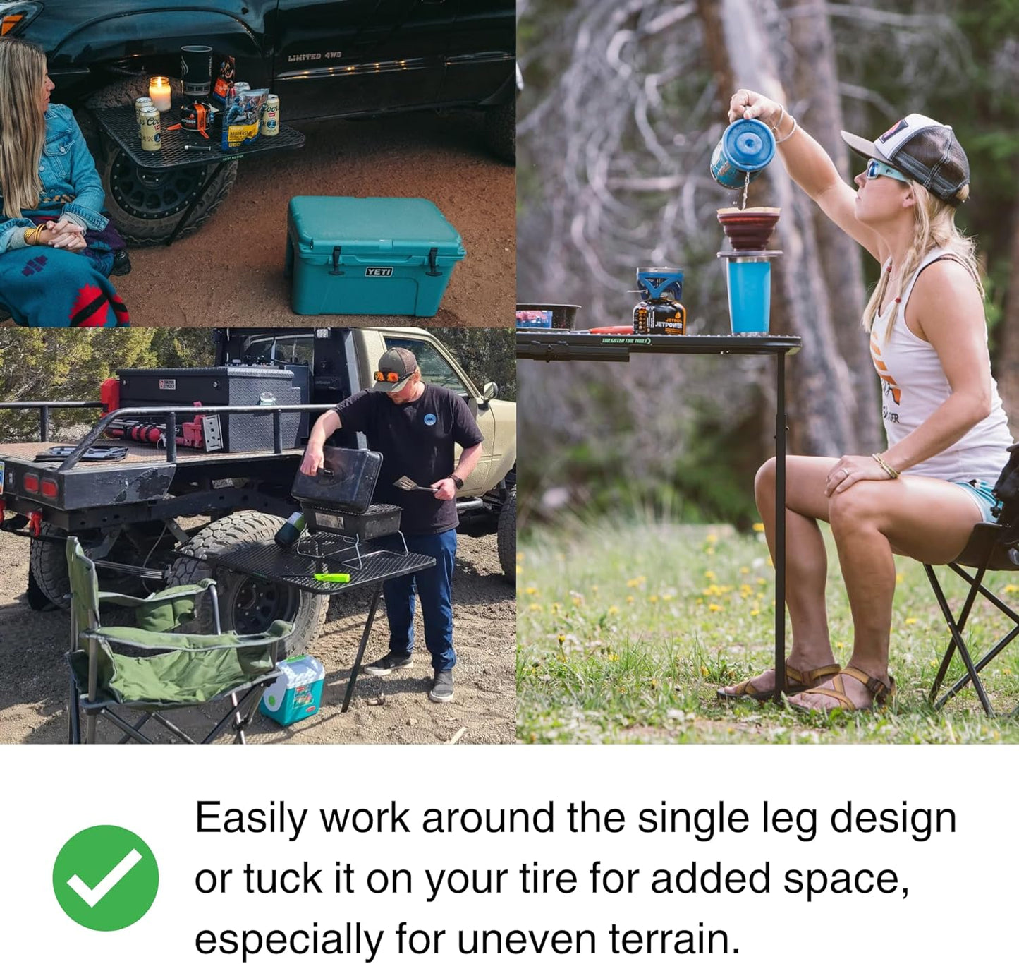 Vehicle Tire-Mounted Steel Camping, Travel
